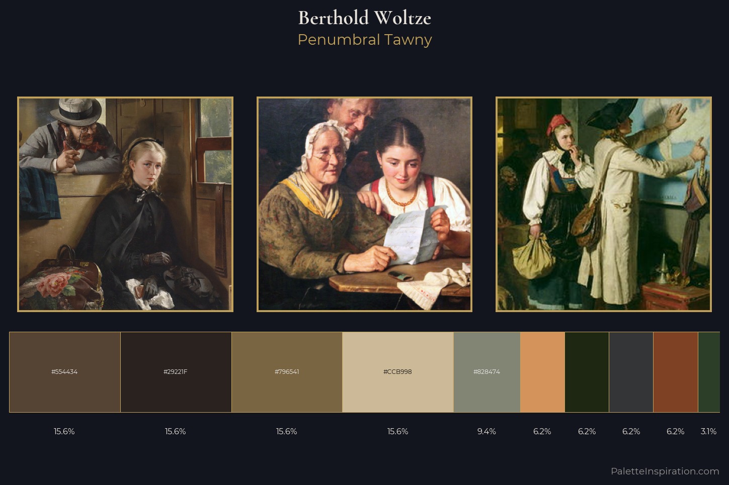 Berthold Woltze Master Palette — Penumbral Tawny