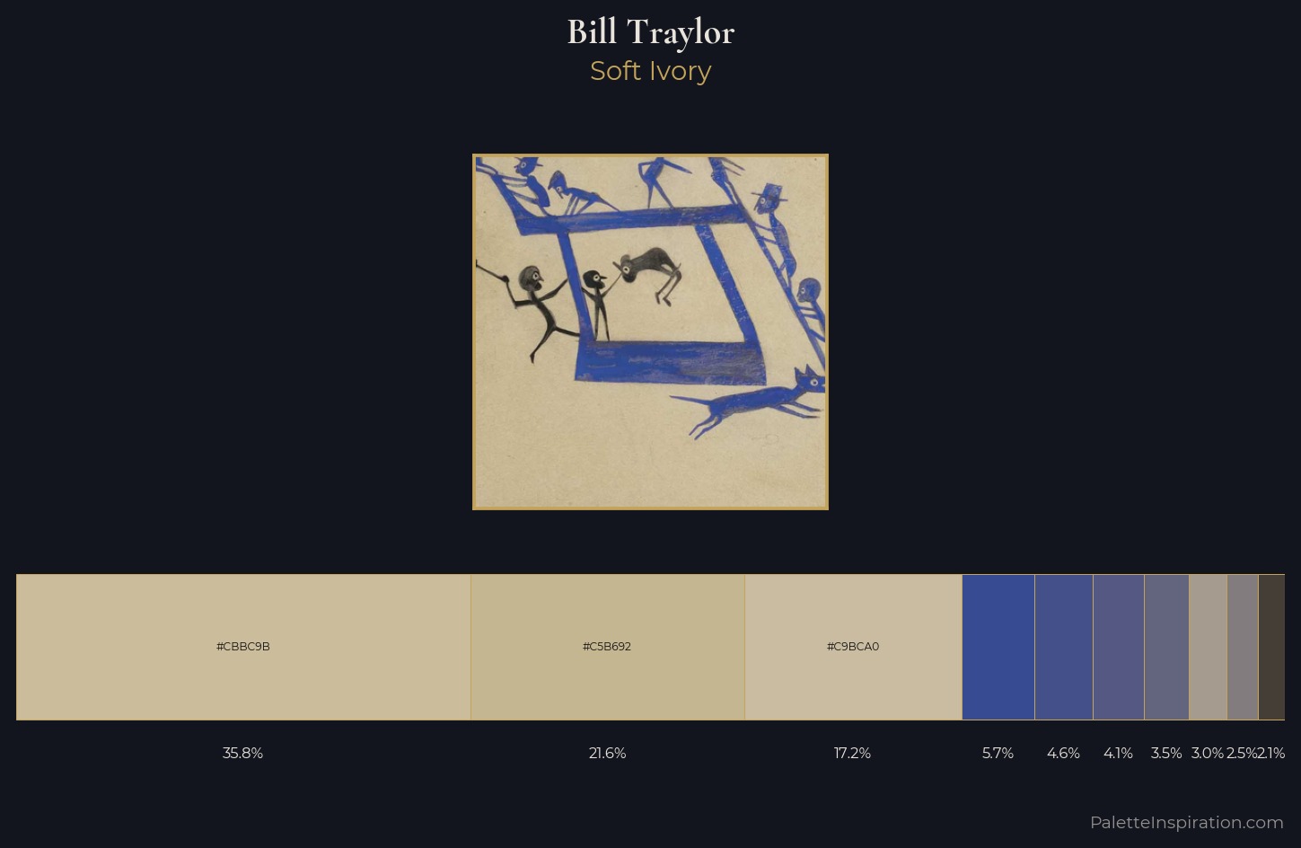 Bill Traylor Palette 4 — Soft Ivory