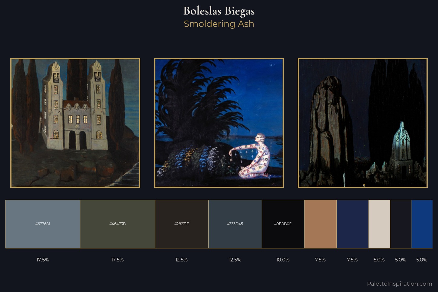 Boleslas Biegas Master Palette — Smoldering Ash