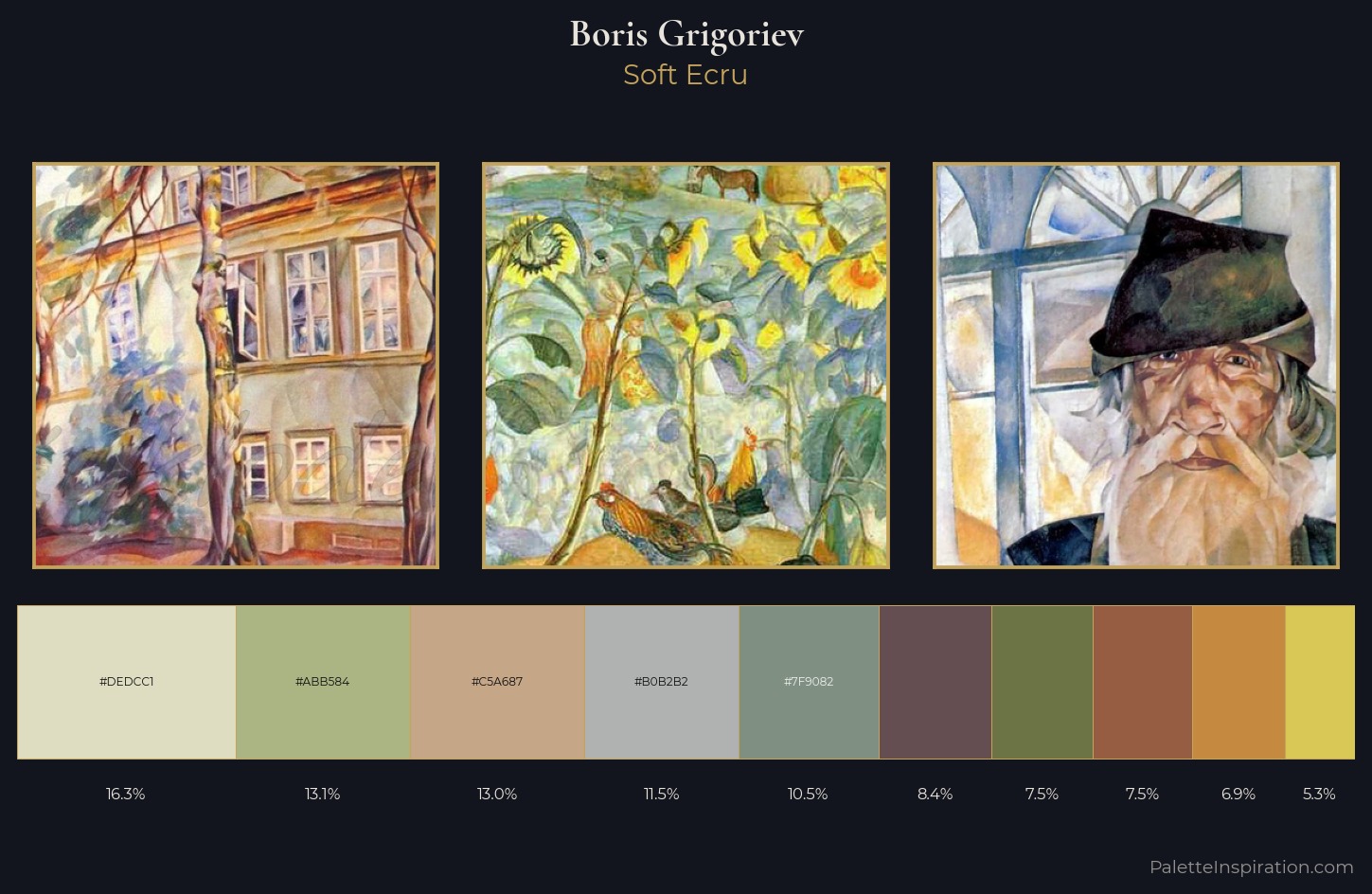 Boris Grigoriev Palette 1 — Soft Ecru