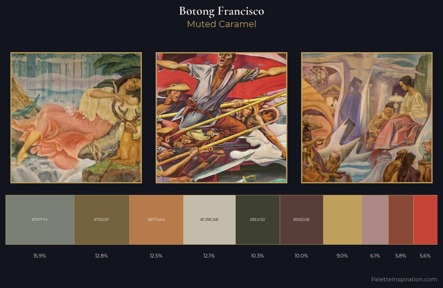 Botong Francisco Palette 4 — Muted Caramel