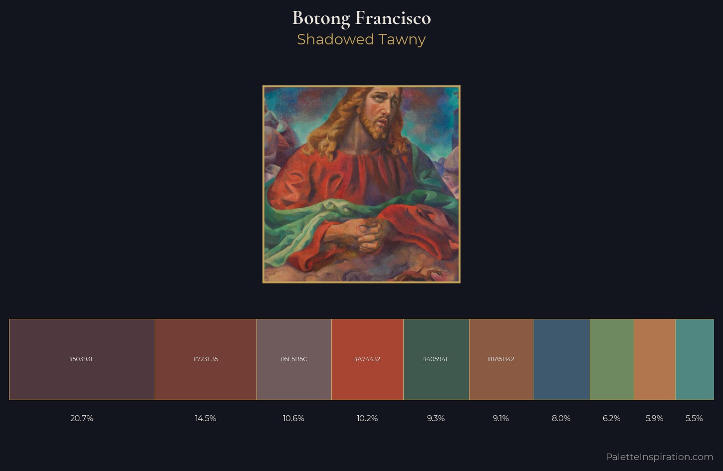 Botong Francisco Palette 5 — Shadowed Tawny