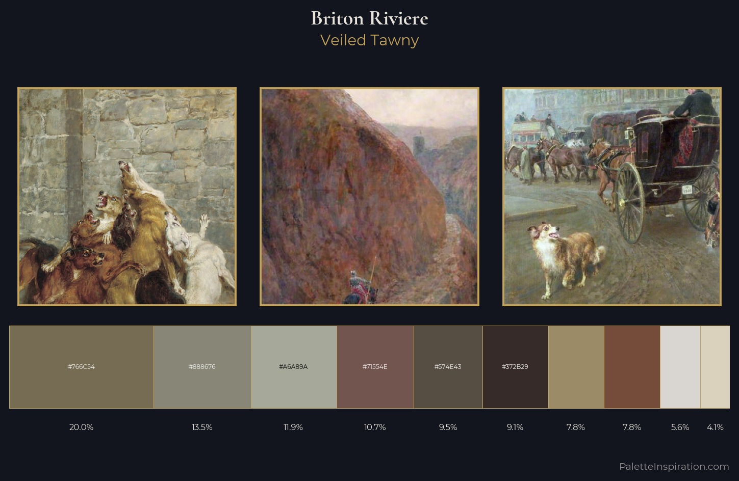 Briton Riviere Palette 2 — Veiled Tawny
