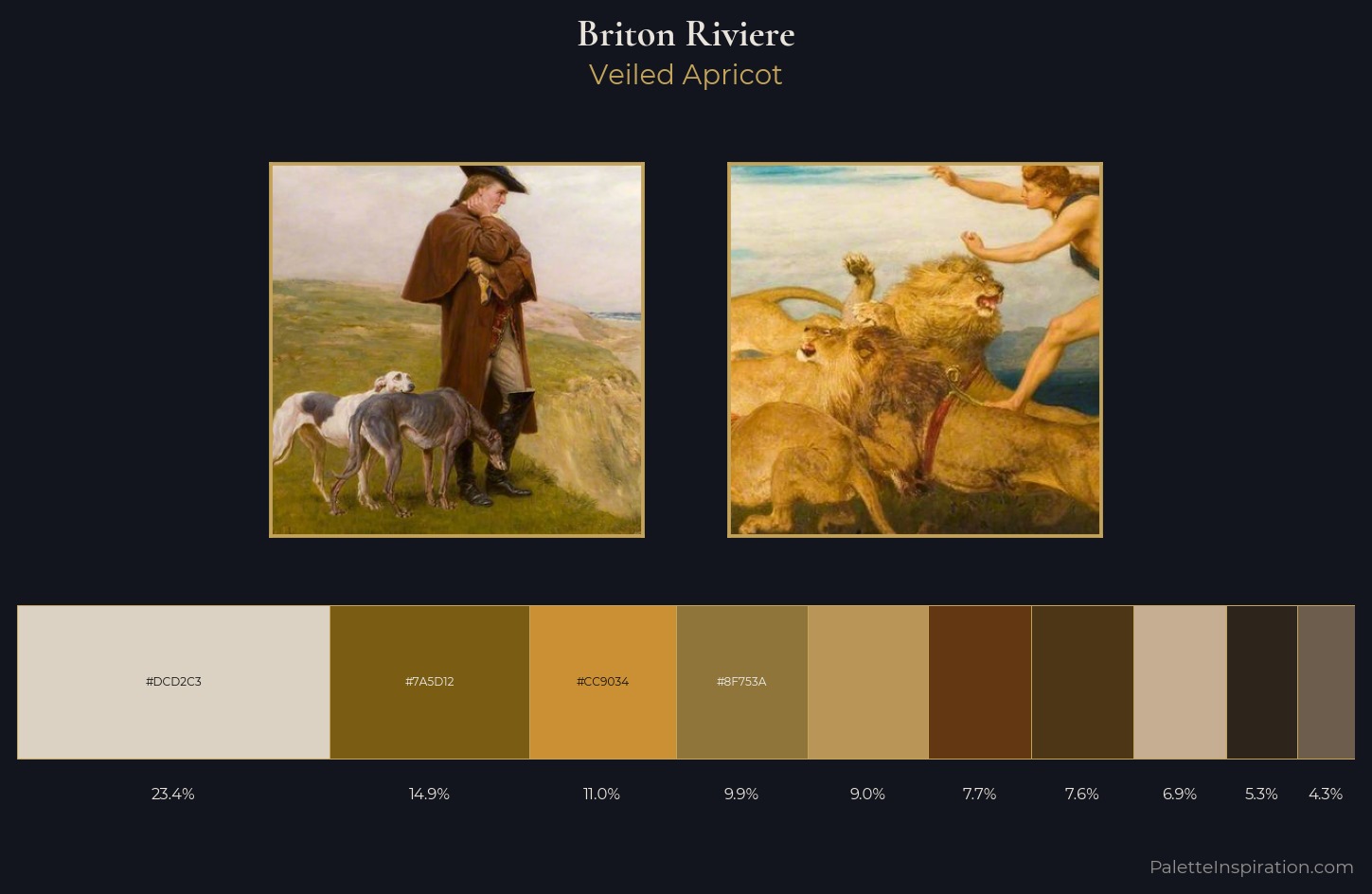 Briton Riviere Palette 3 — Veiled Apricot