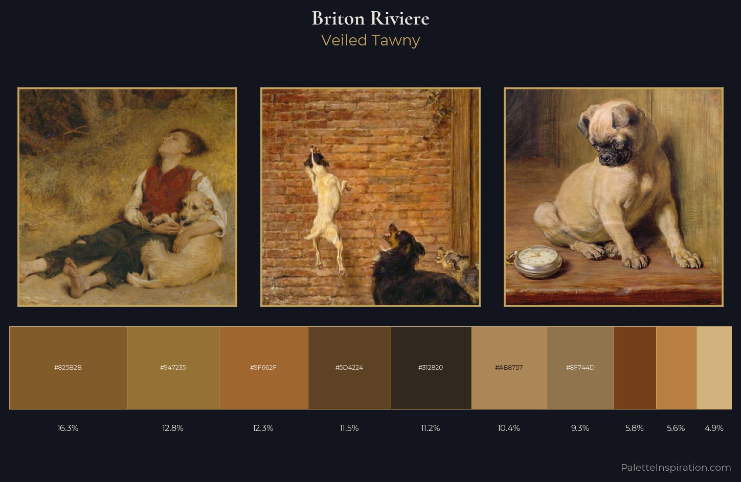 Briton Riviere Palette 4 — Veiled Tawny
