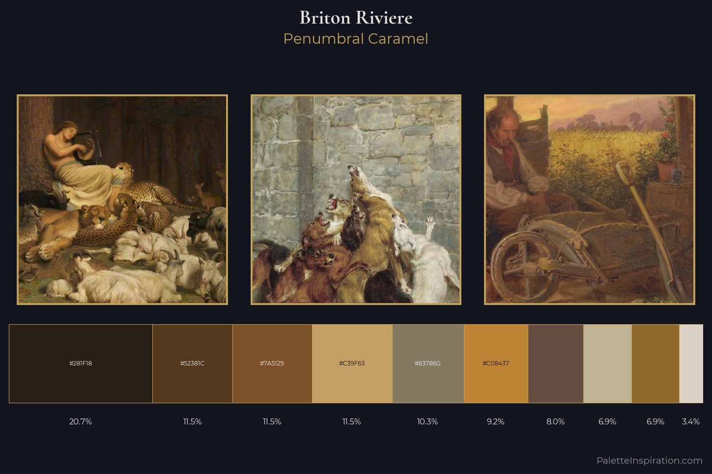 Briton Riviere Master Palette