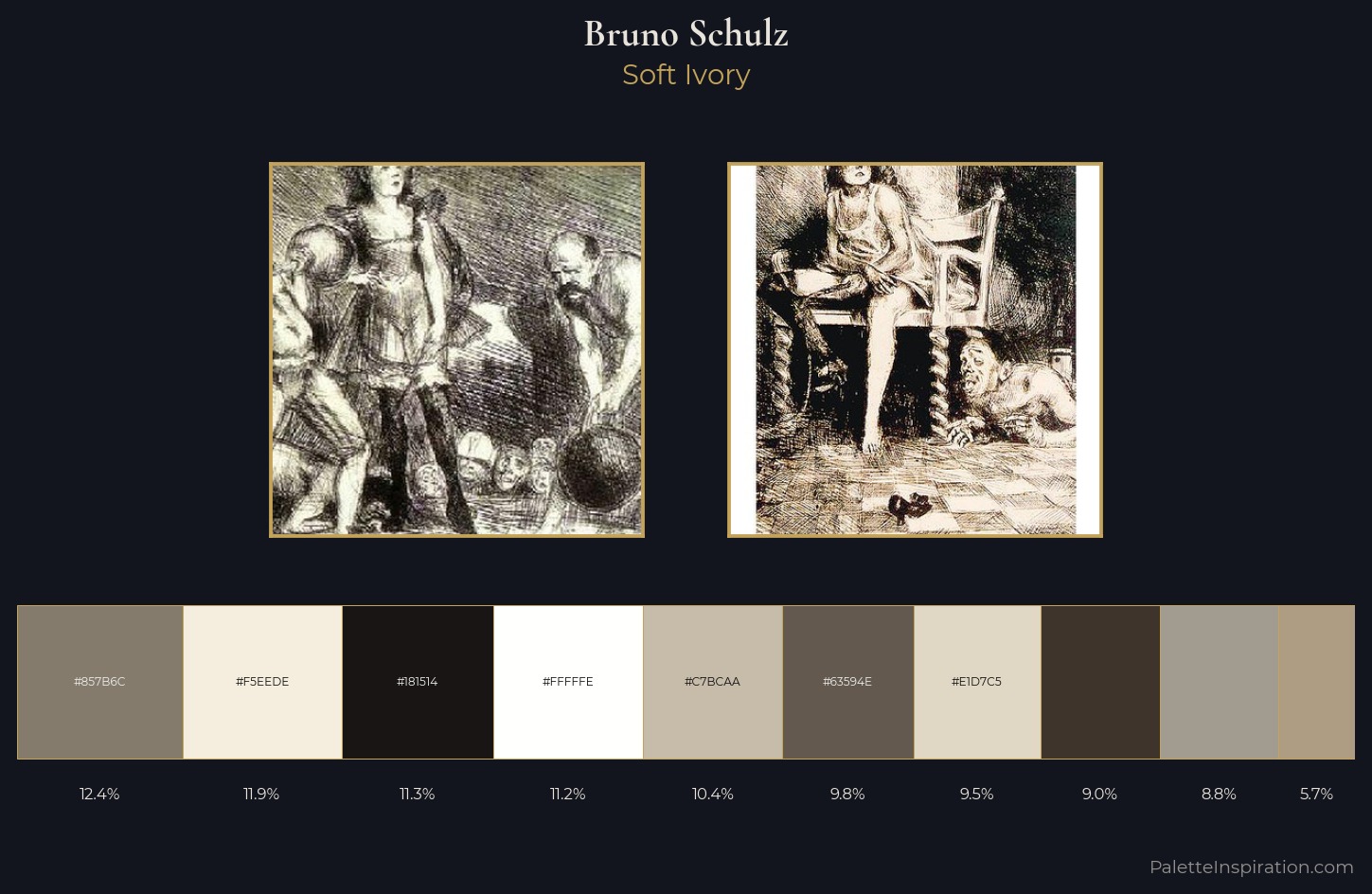 Bruno Schulz Palette 1 — Soft Ivory