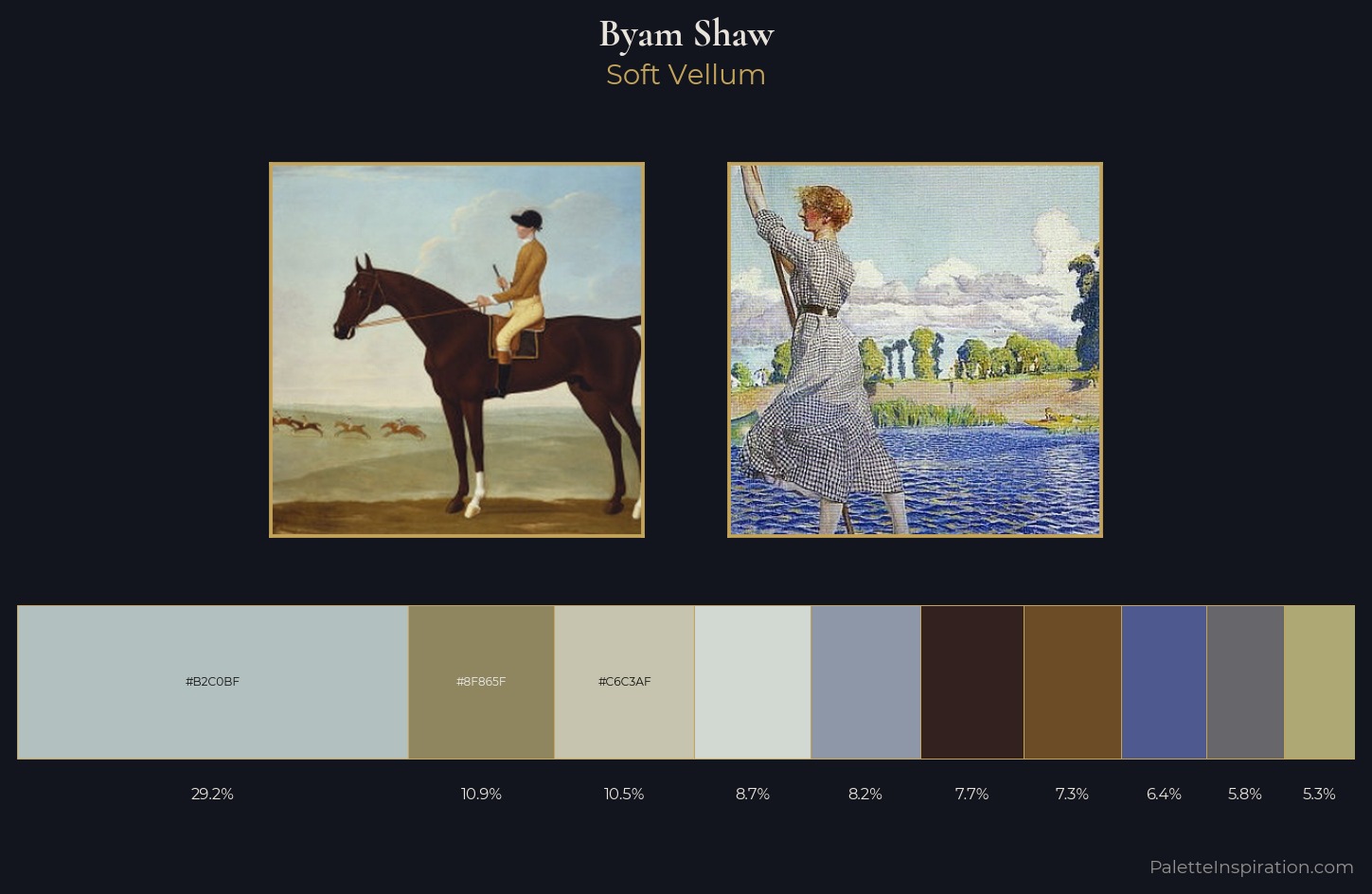 Byam Shaw Palette 1 — Soft Vellum