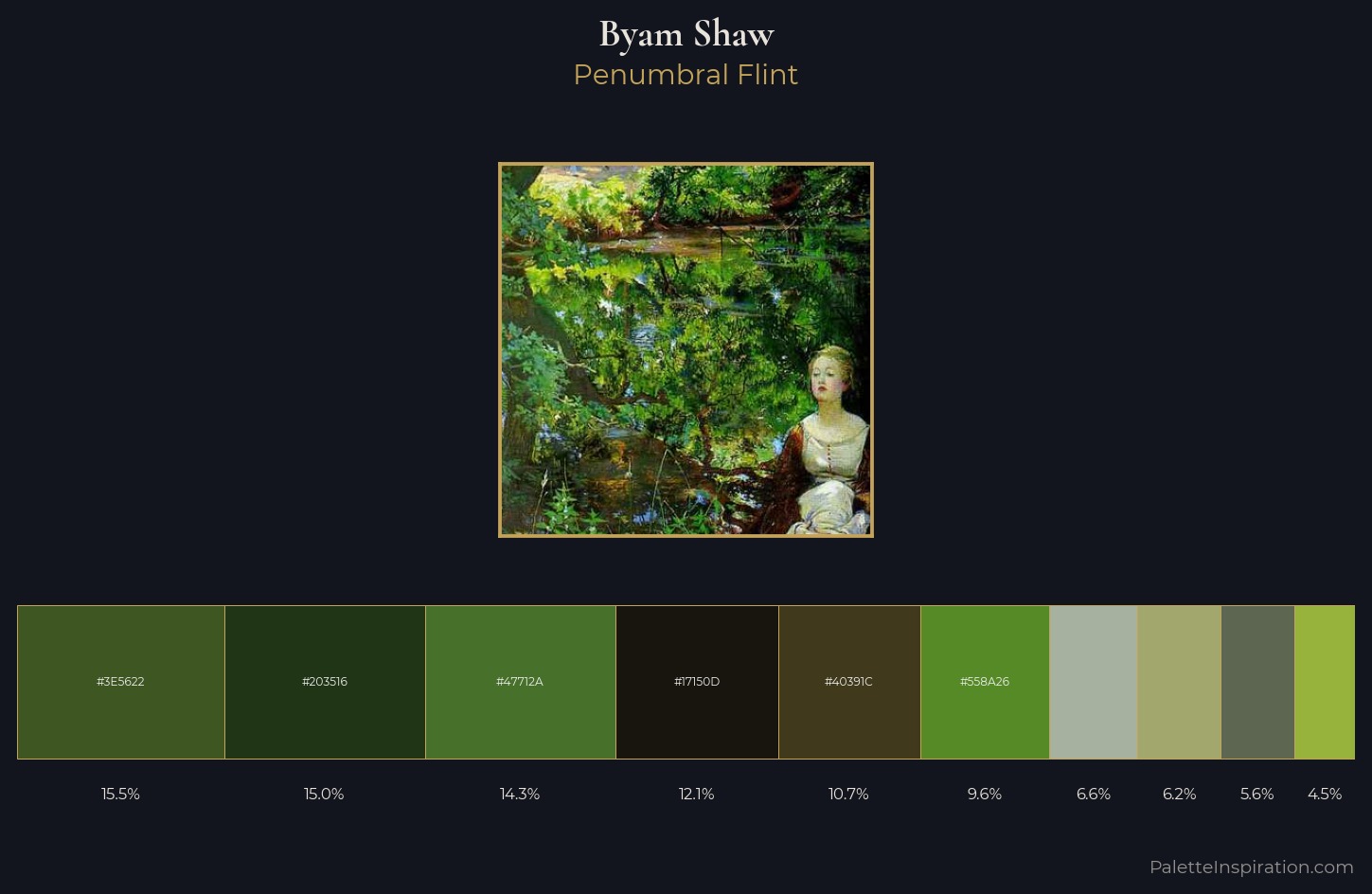 Byam Shaw Palette 6 — Penumbral Flint