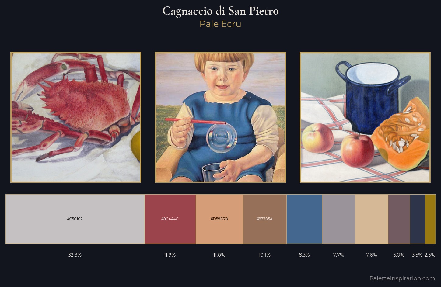 Cagnaccio di San Pietro Palette 1 — Pale Ecru