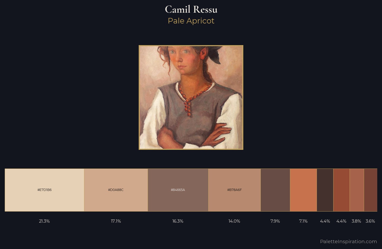 Camil Ressu Palette 1 — Pale Apricot