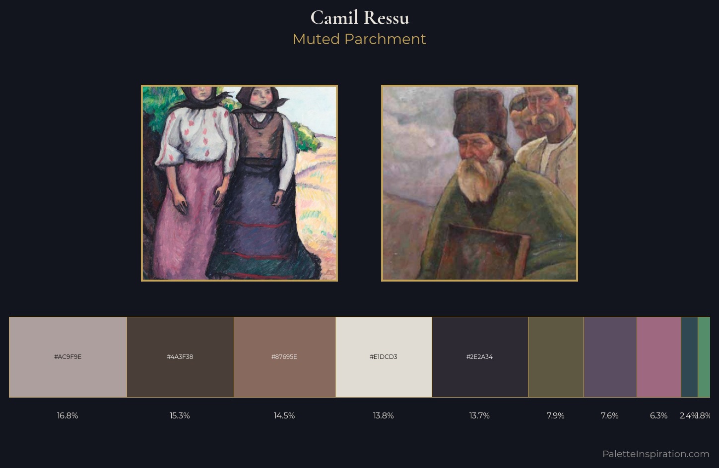 Camil Ressu Palette 2 — Muted Parchment