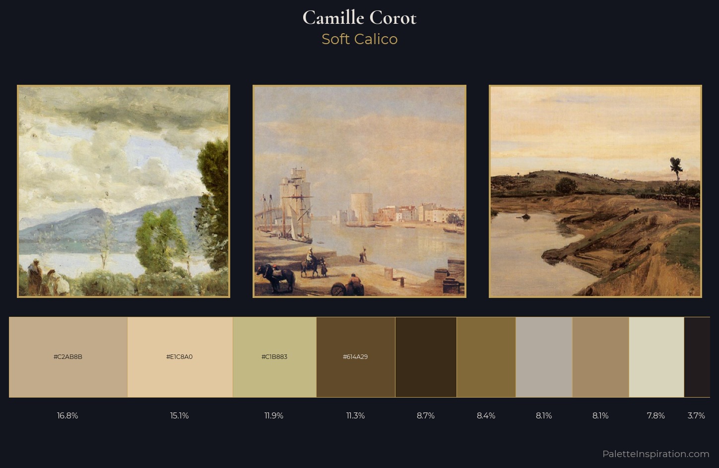 Camille Corot Palette 1 — Soft Calico