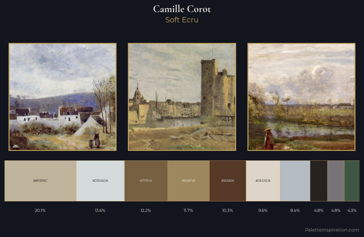 Camille Corot Palette 2 — Soft Ecru