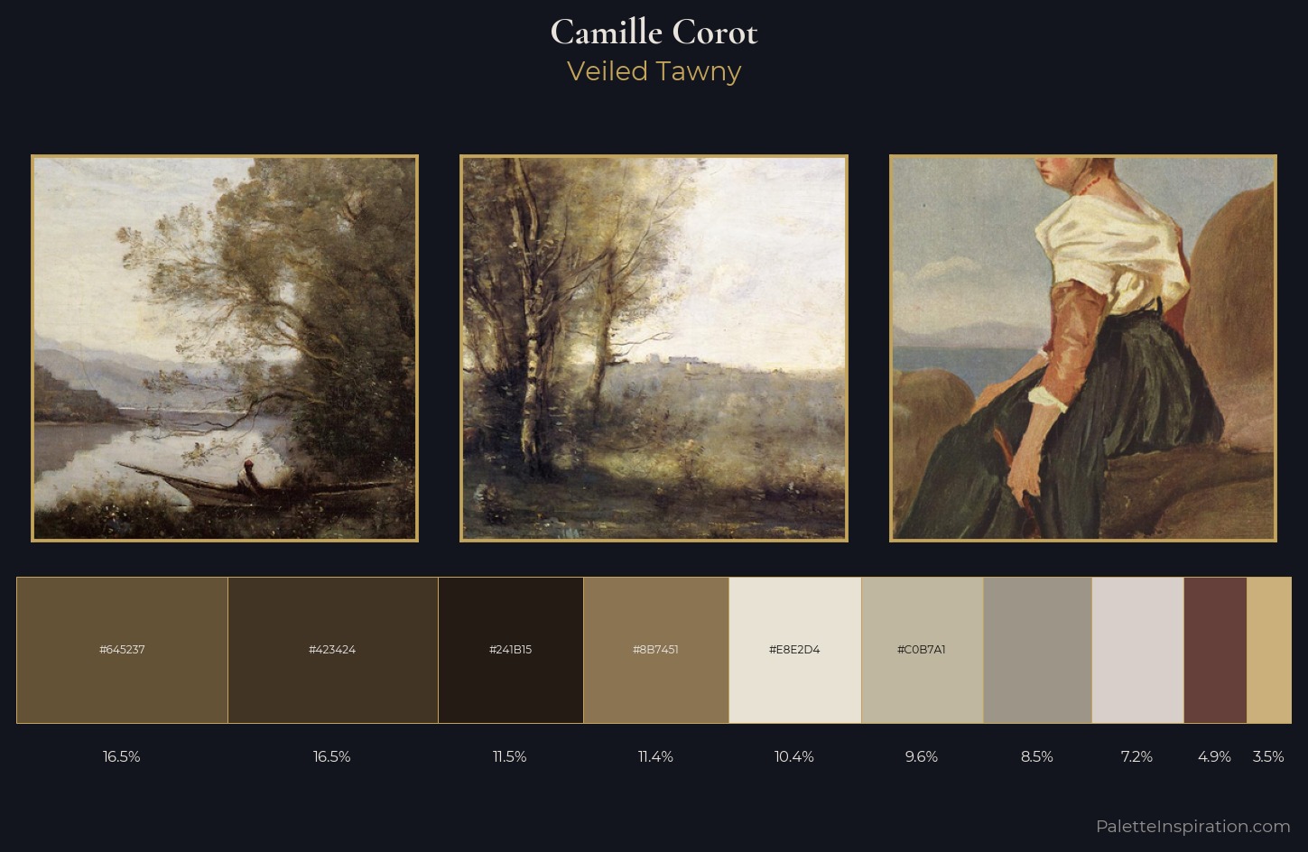 Camille Corot Palette 3 — Veiled Tawny