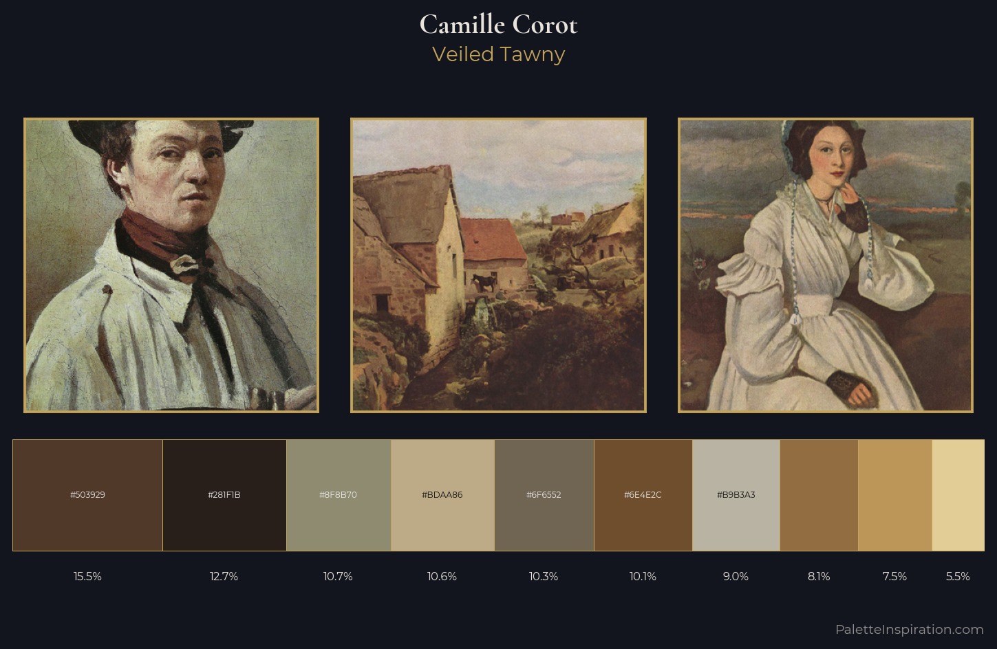 Camille Corot Palette 7 — Veiled Tawny