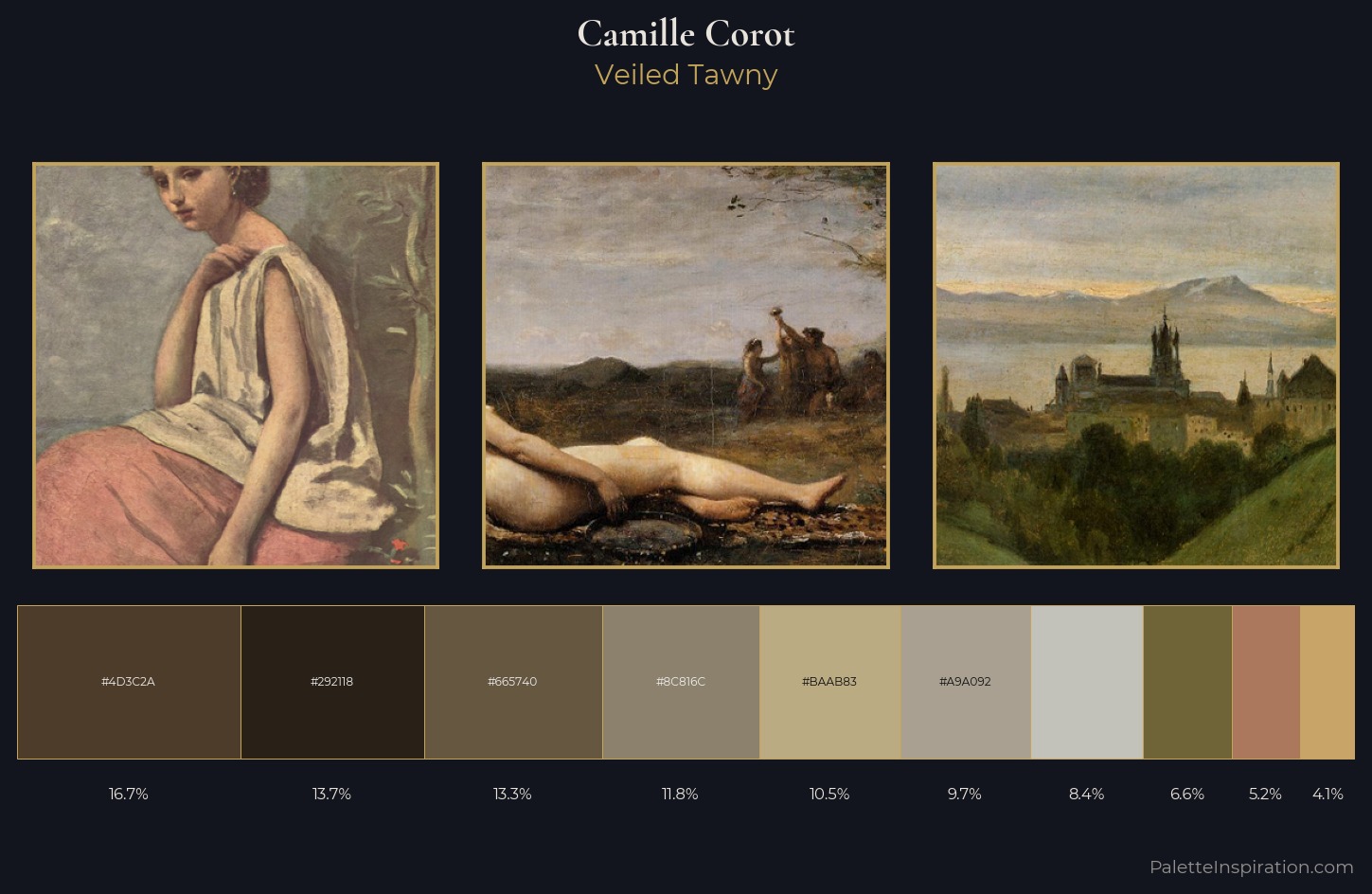 Camille Corot Palette 10 — Veiled Tawny
