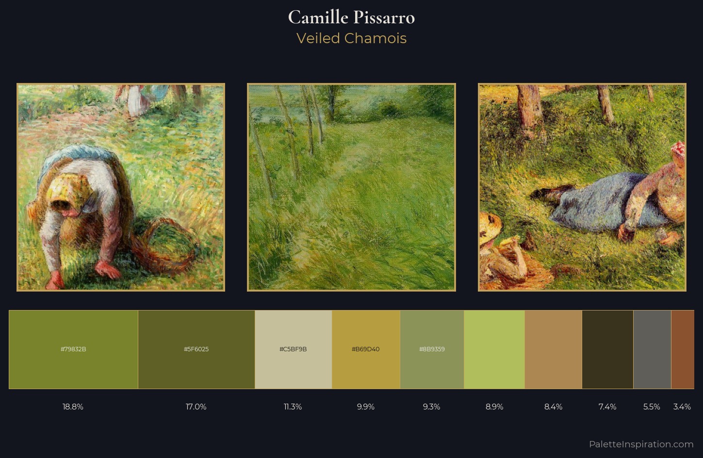 Camille Pissarro Palette 9 — Veiled Chamois