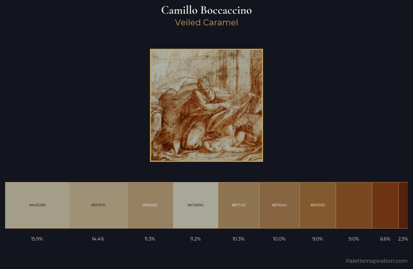 Camillo Boccaccino Palette 2 — Veiled Caramel