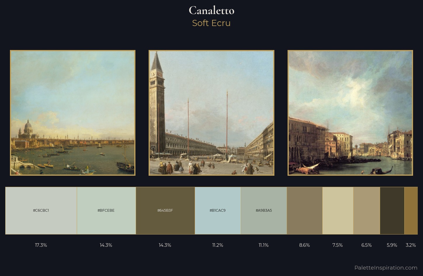 Canaletto Palette 1 — Soft Ecru