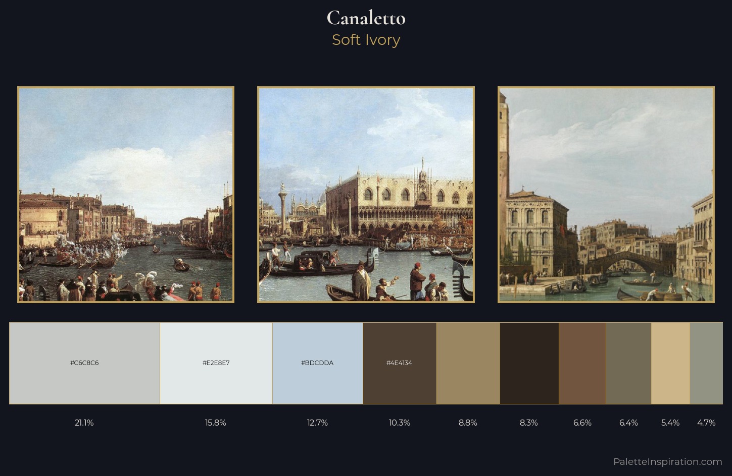 Canaletto Palette 4 — Soft Ivory