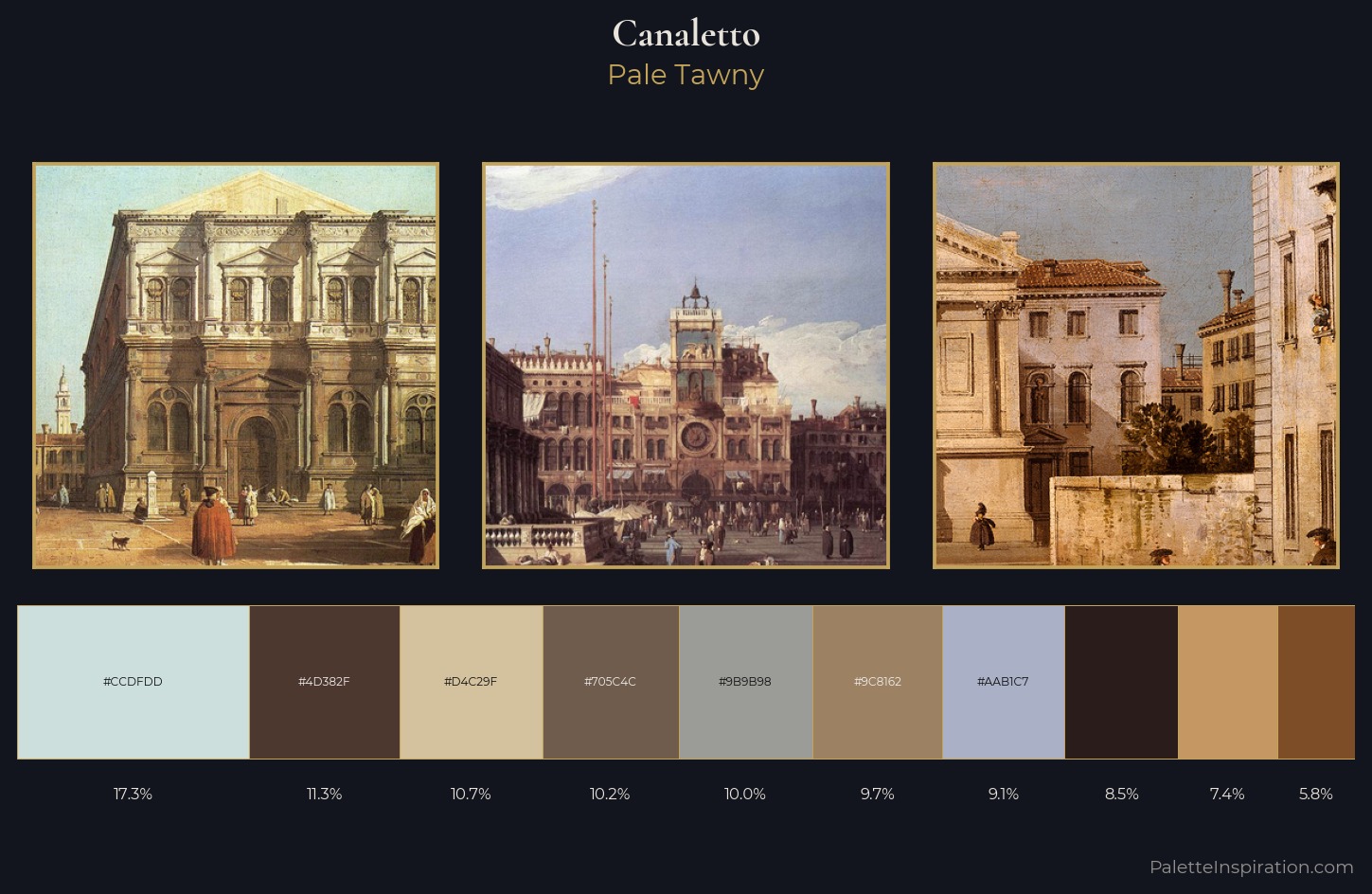 Canaletto Palette 6 — Pale Tawny