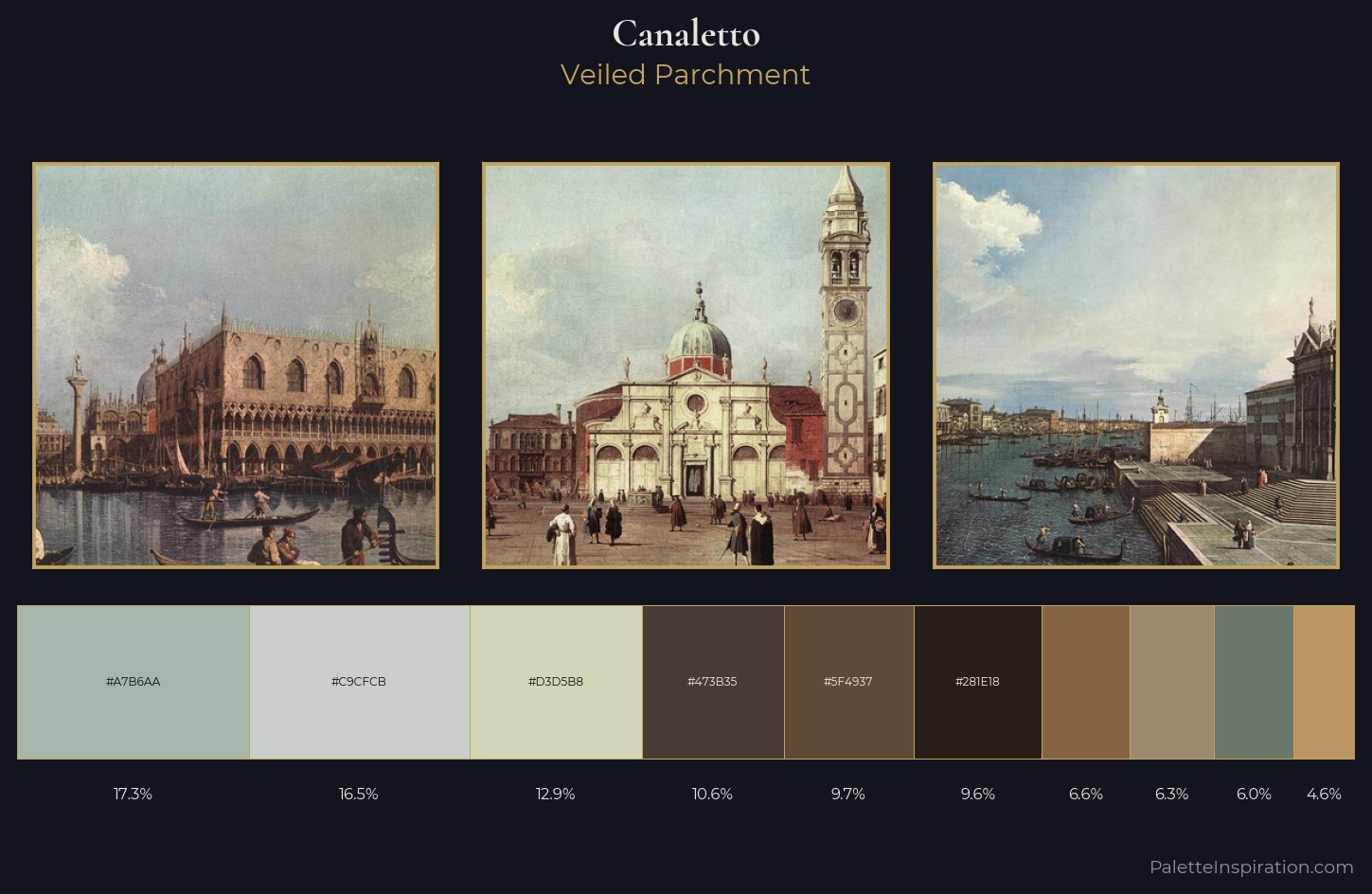 Canaletto Palette 11 — Veiled Parchment
