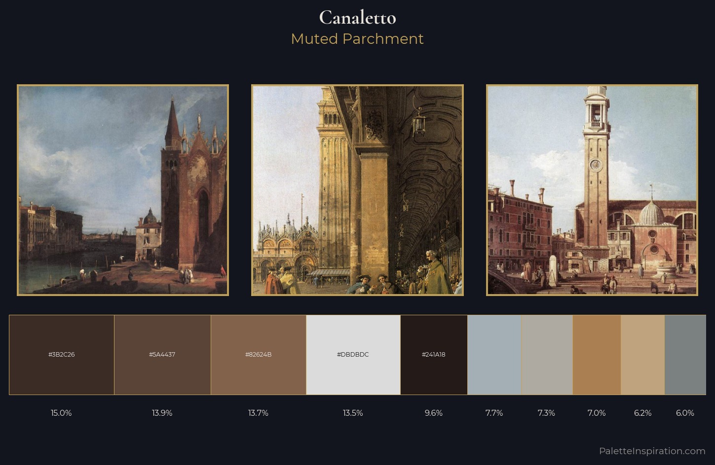 Canaletto Palette 13 — Muted Parchment
