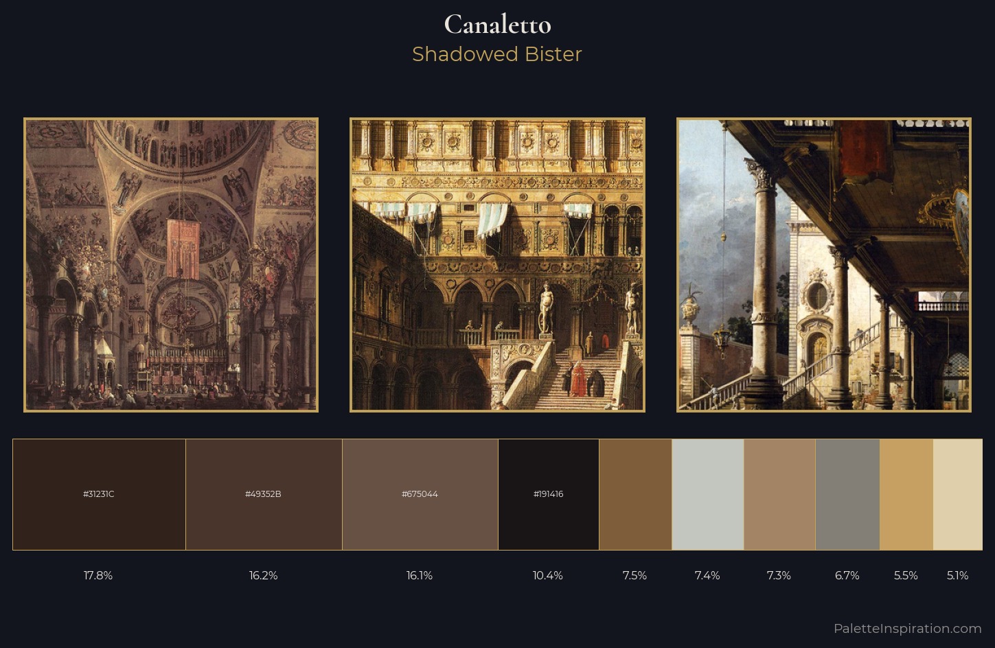 Canaletto Palette 14 — Shadowed Bister