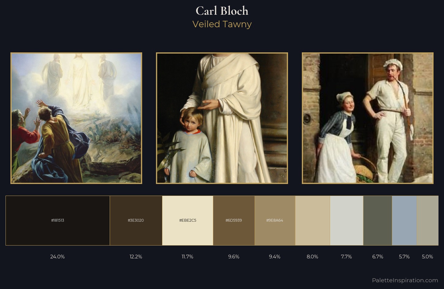 Carl Bloch Palette 1 — Veiled Tawny