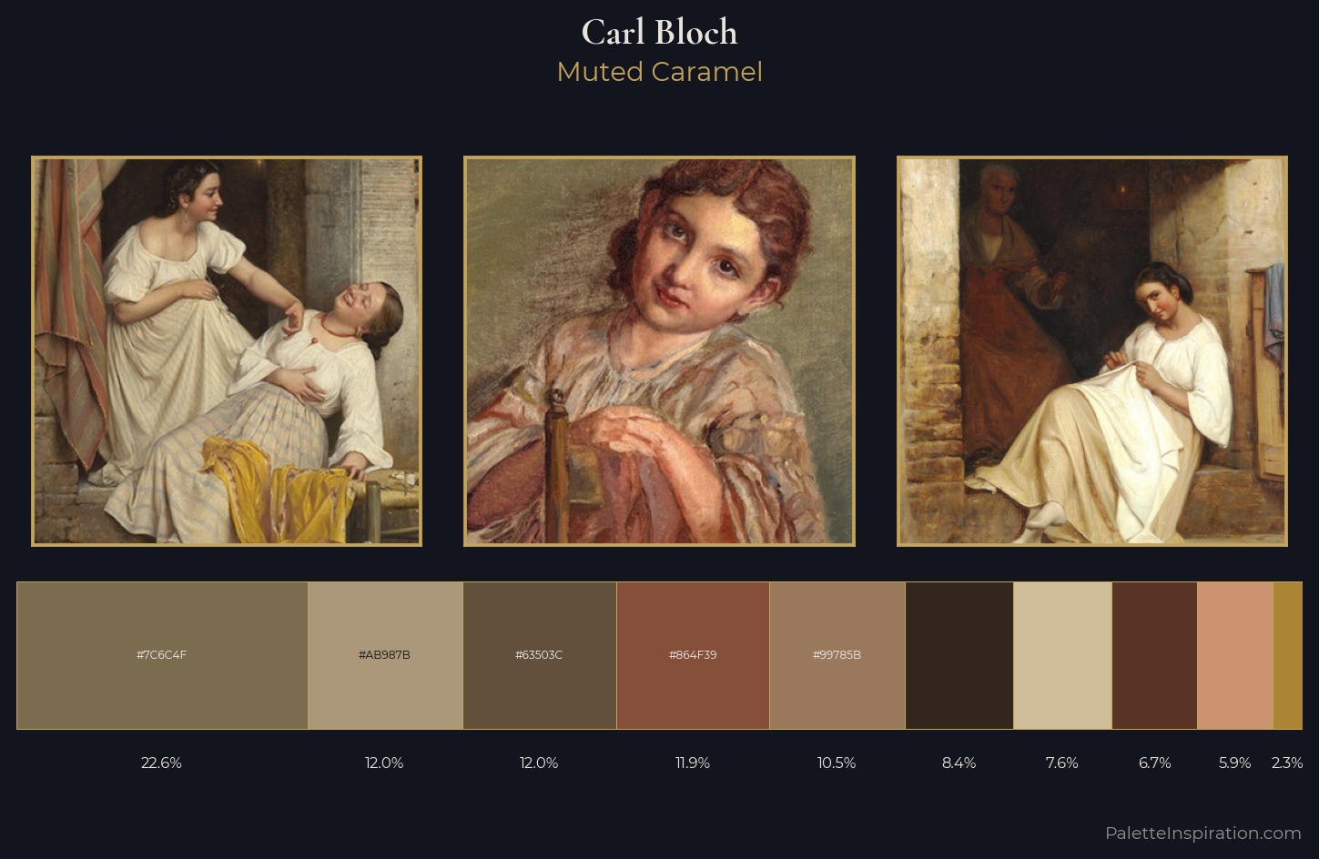 Carl Bloch Palette 5 — Muted Caramel