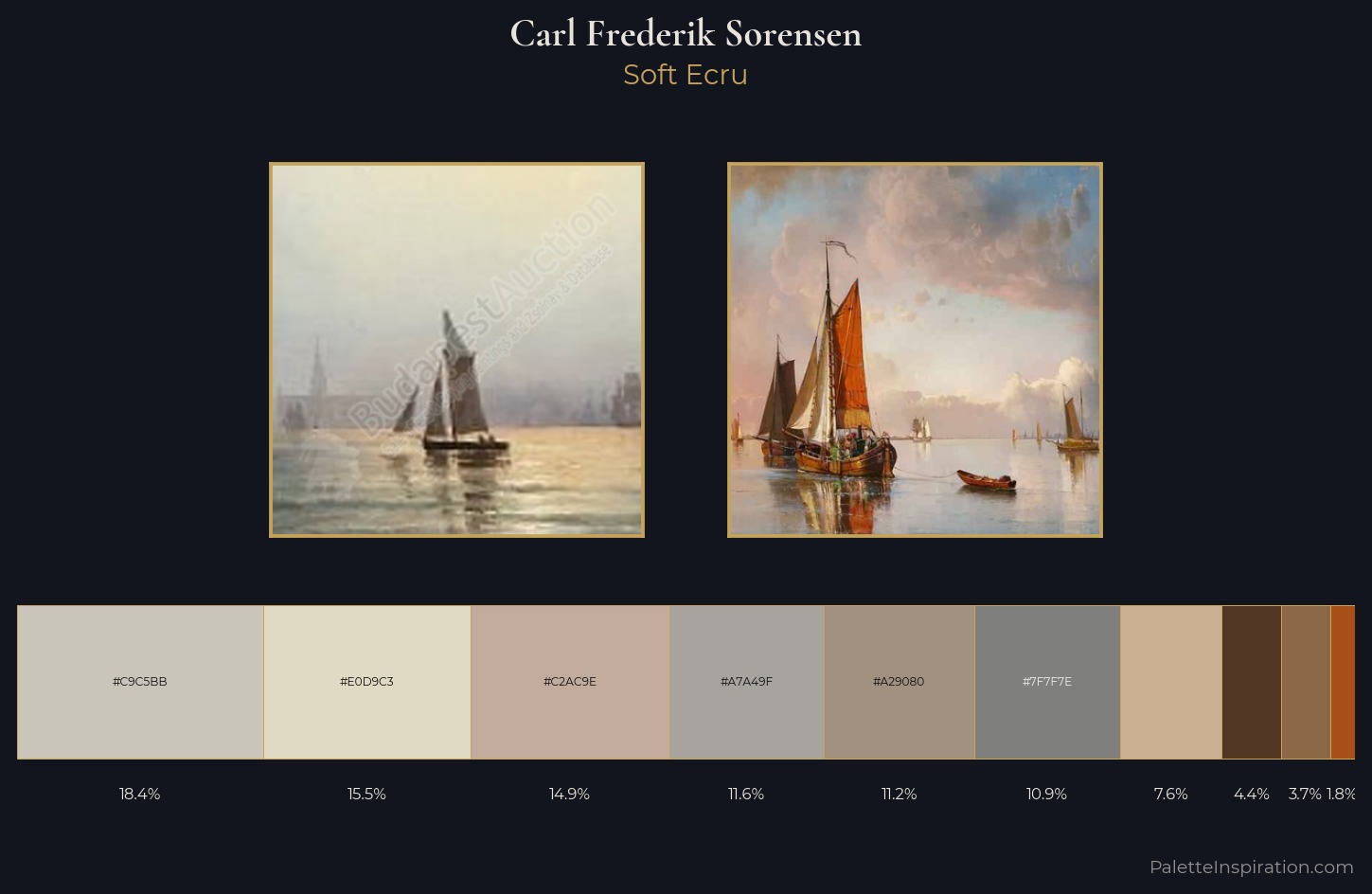 Carl Frederik Sorensen Palette 3 — Soft Ecru