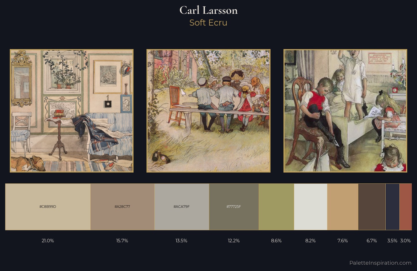 Carl Larsson Palette 5 — Soft Ecru