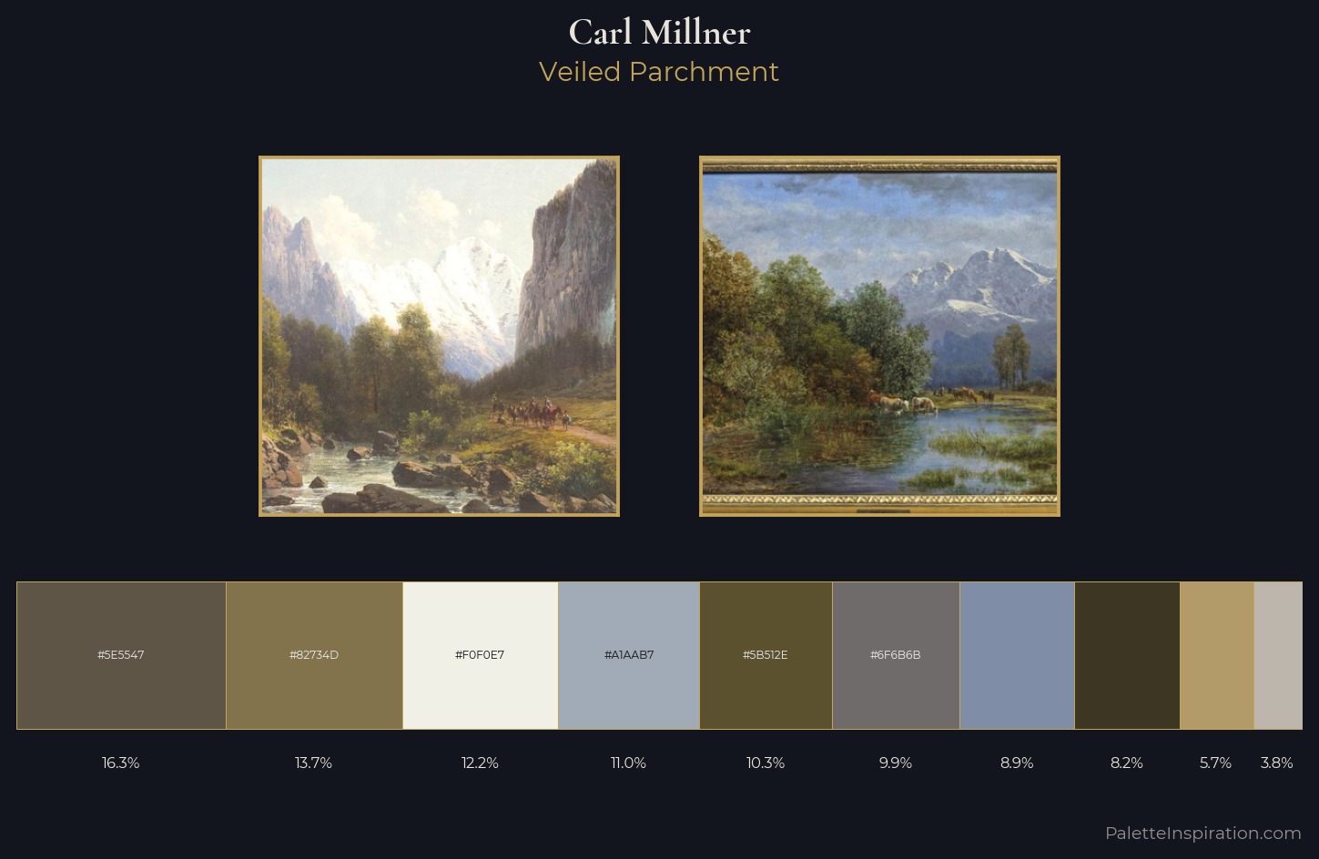 Carl Millner Palette 1 — Veiled Parchment