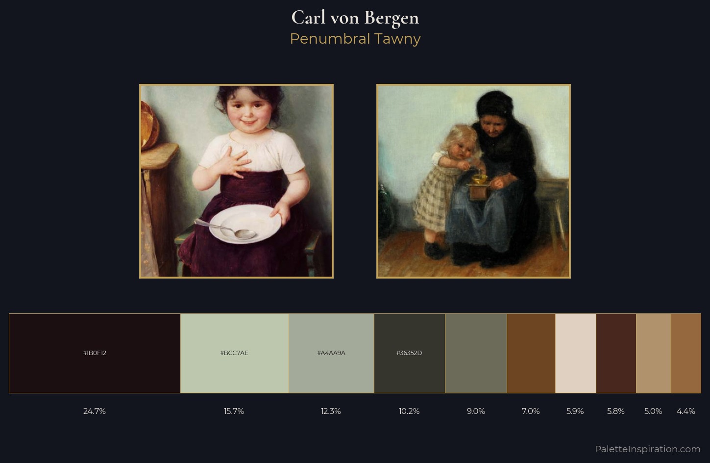 Carl von Bergen Palette 3 — Penumbral Tawny