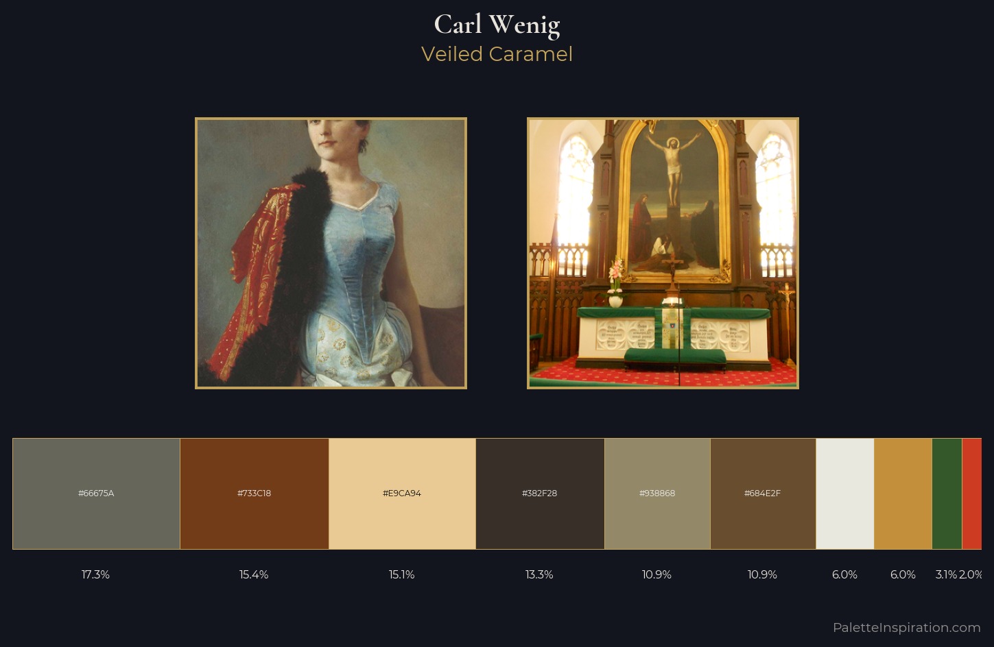 Carl Wenig Palette 1 — Veiled Caramel