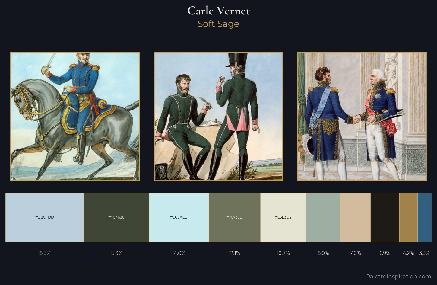 Carle Vernet Palette 1 — Soft Sage