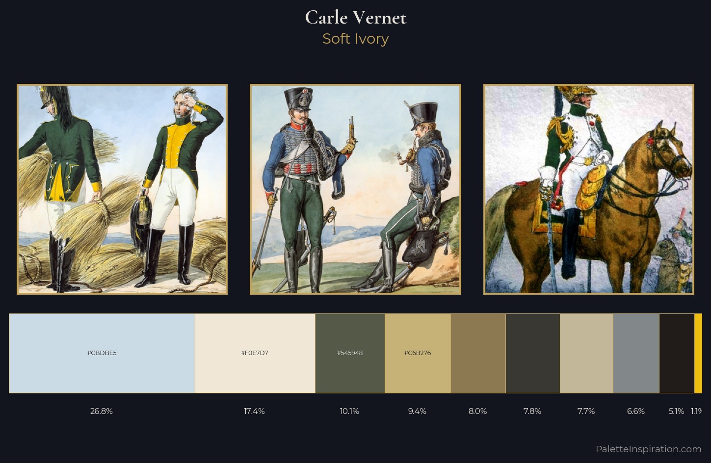 Carle Vernet Palette 2 — Soft Ivory