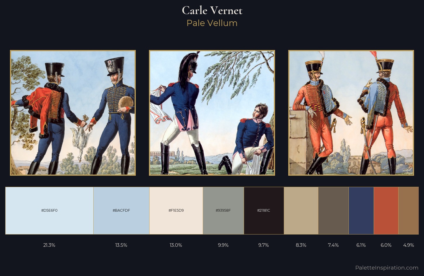Carle Vernet Palette 3 — Pale Vellum