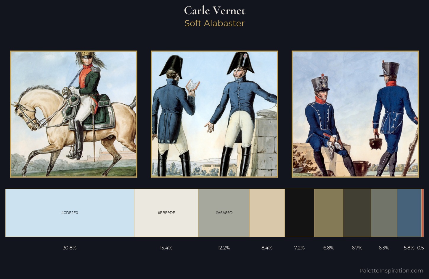 Carle Vernet Palette 6 — Soft Alabaster
