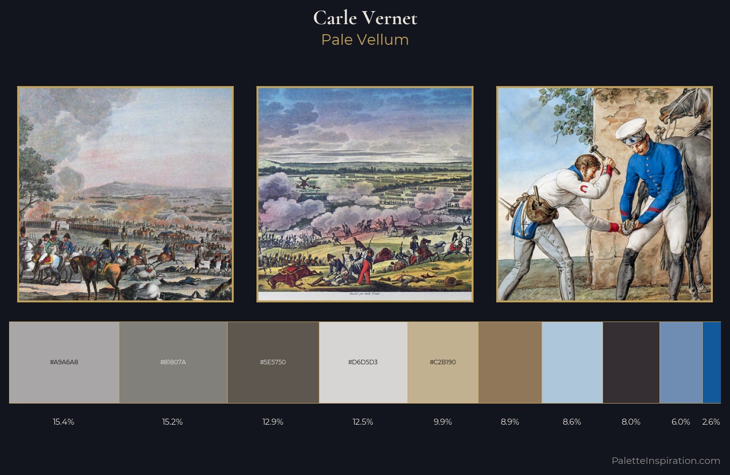Carle Vernet Palette 7 — Pale Vellum