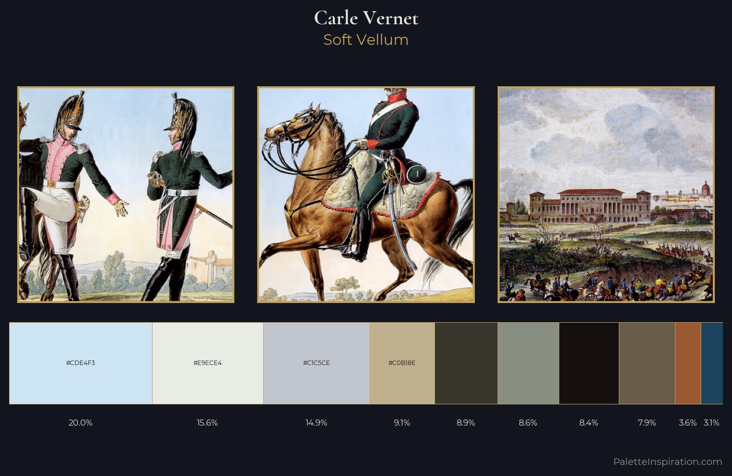 Carle Vernet Palette 10 — Soft Vellum