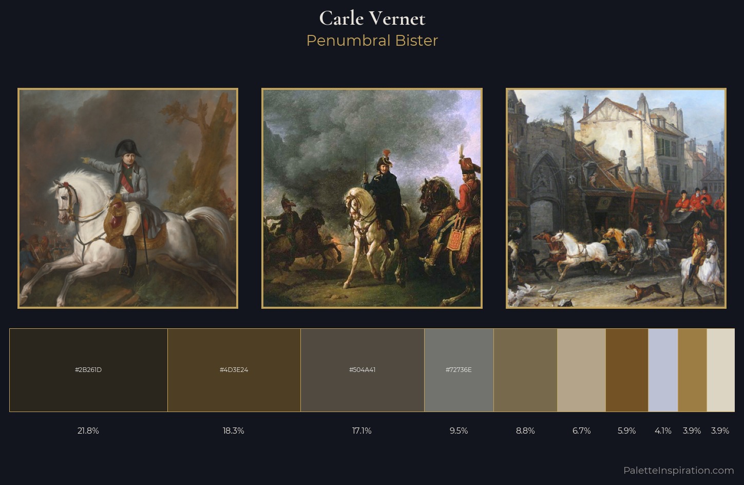 Carle Vernet Palette 11 — Penumbral Bister