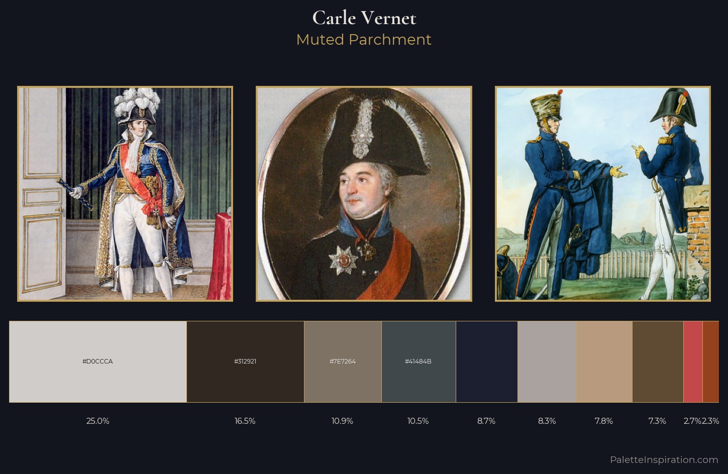Carle Vernet Palette 12 — Muted Parchment
