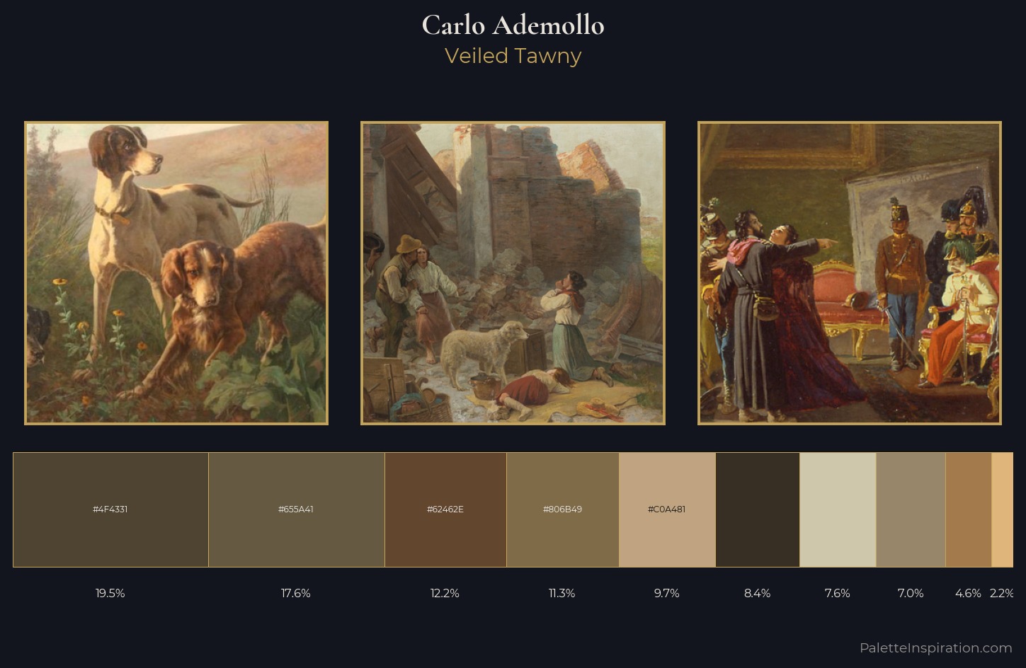 Carlo Ademollo Palette 2 — Veiled Tawny