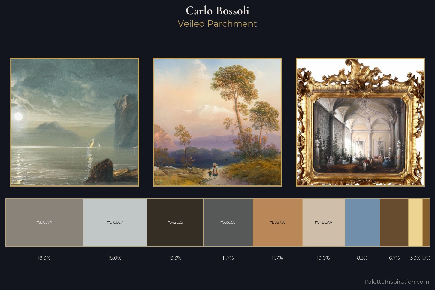 Carlo Bossoli Master Palette — Veiled Parchment