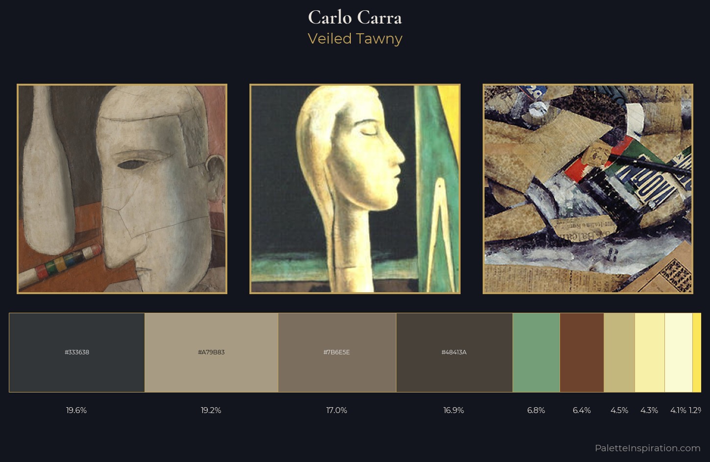 Carlo Carra Palette 2 — Veiled Tawny