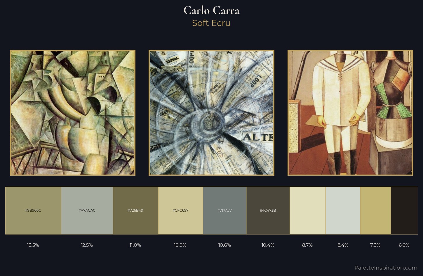 Carlo Carra Palette 4 — Soft Ecru