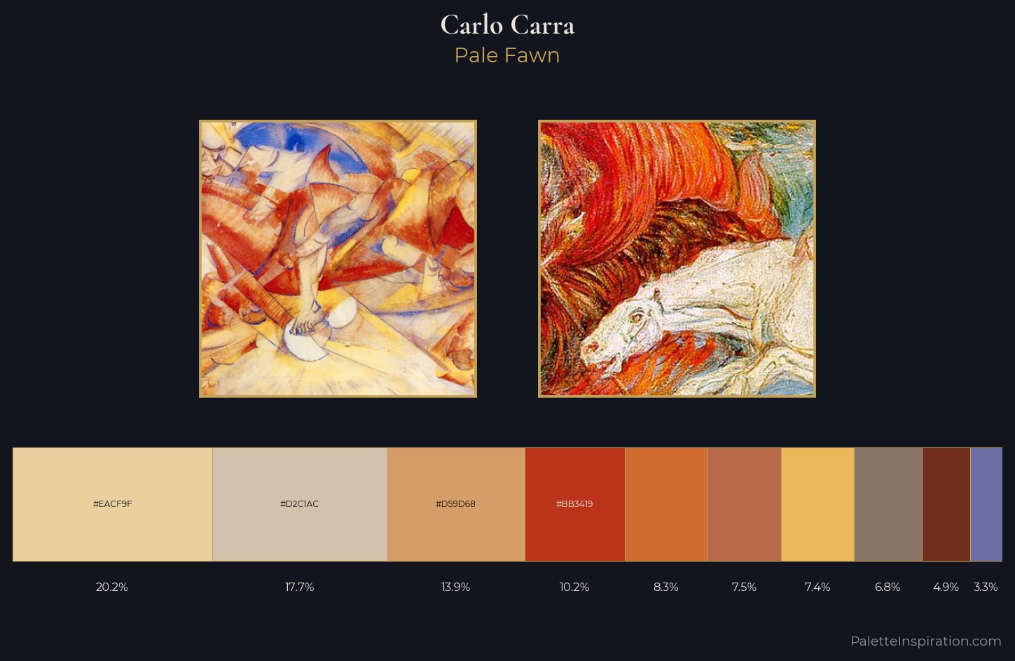 Carlo Carra Palette 5 — Pale Fawn