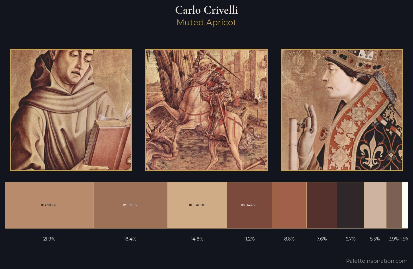 Carlo Crivelli Palette 2 — Muted Apricot